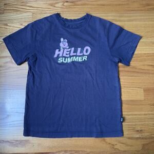 Hello Summer BT21 Tee Blue Shirt Bon Voyage Size XS